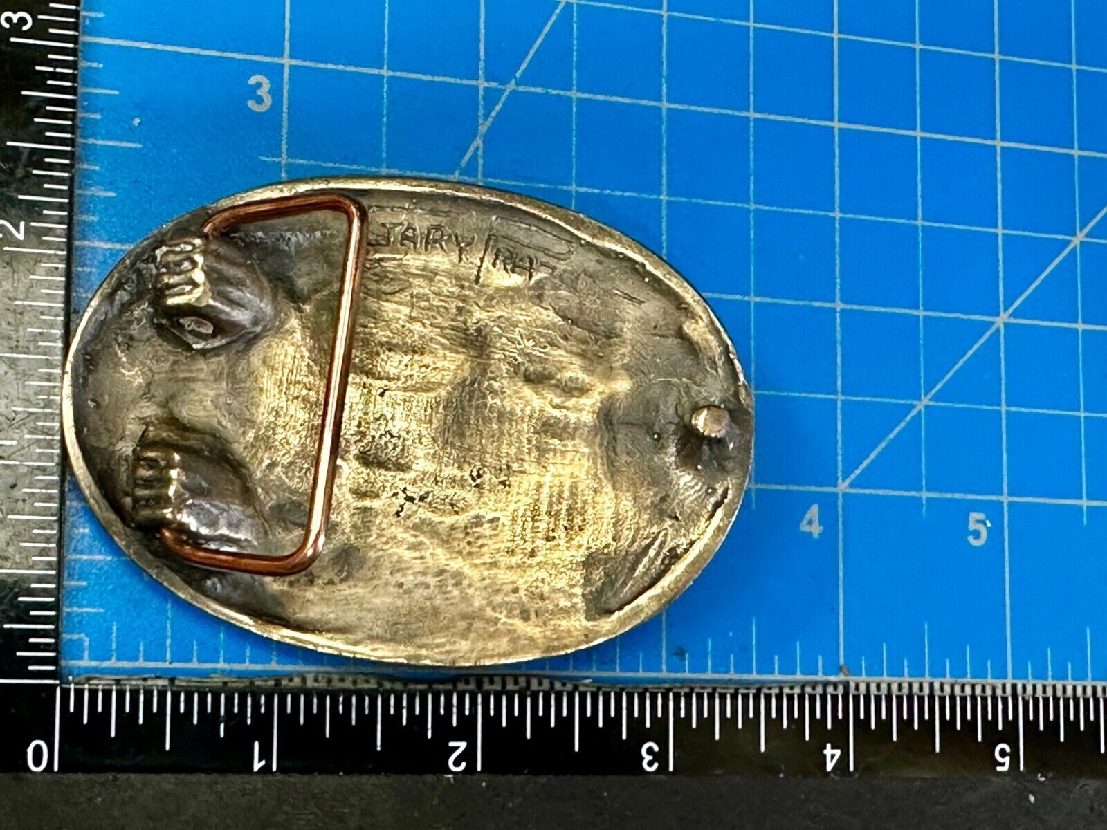 Andalex Wildcat Loadout Vintage Sculpture Belt Buckle by Gary Phrazen
