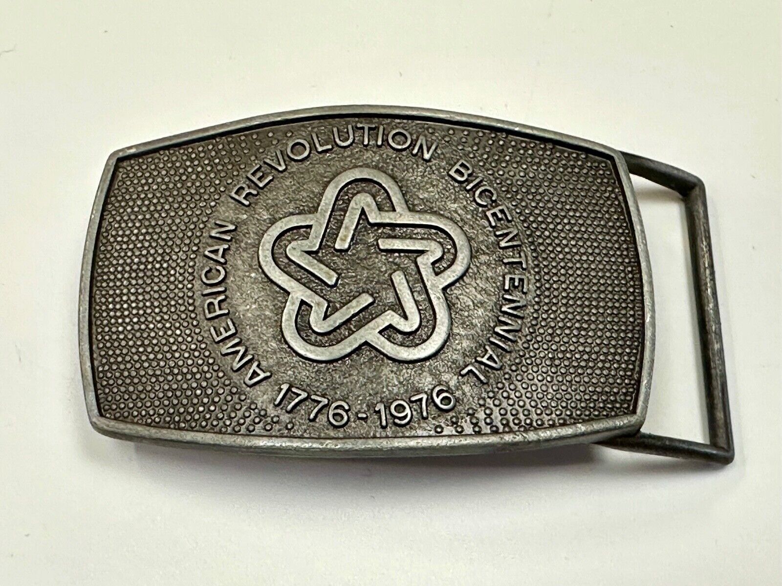 American Revolution Bicentennial Celebration Patriotic Vintage 1976 belt buckle