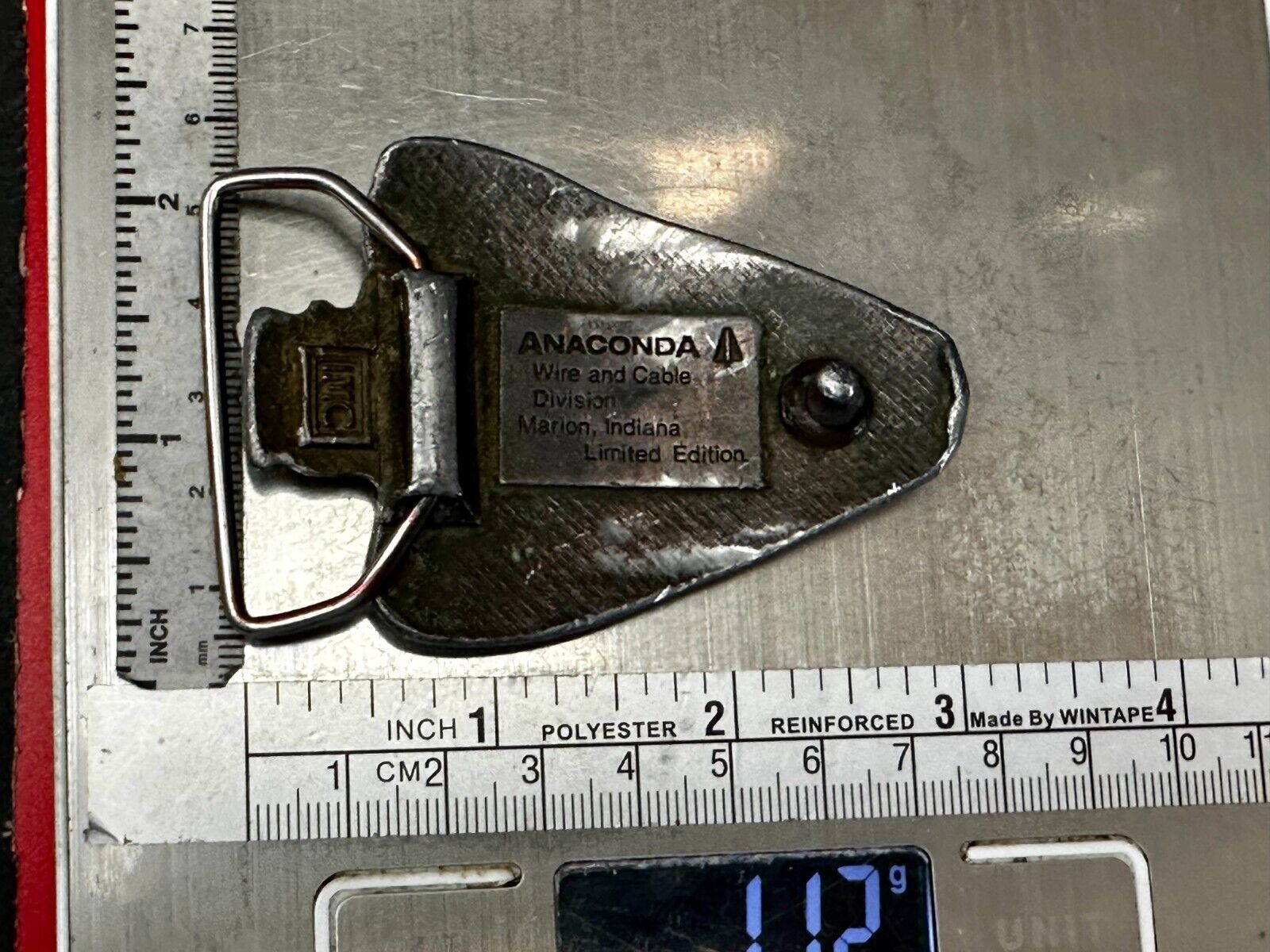 Anaconda Wire & Cable Division IMC Limited Edition Arrowhead Belt Buckle