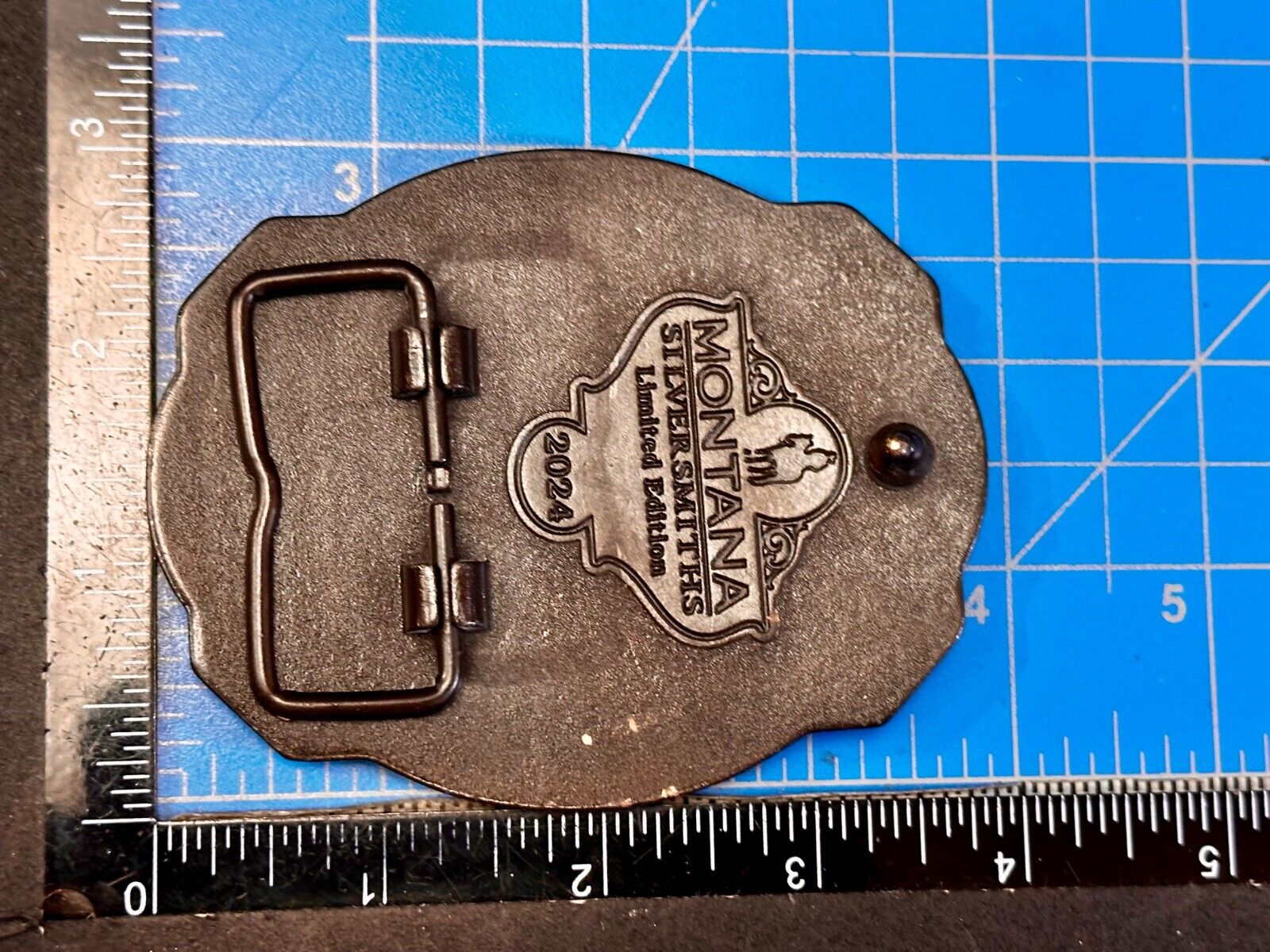 2024 Pendleton Whiskey Leter Buck Rodeo Cowboys Montana Silversmiths Belt Buckle