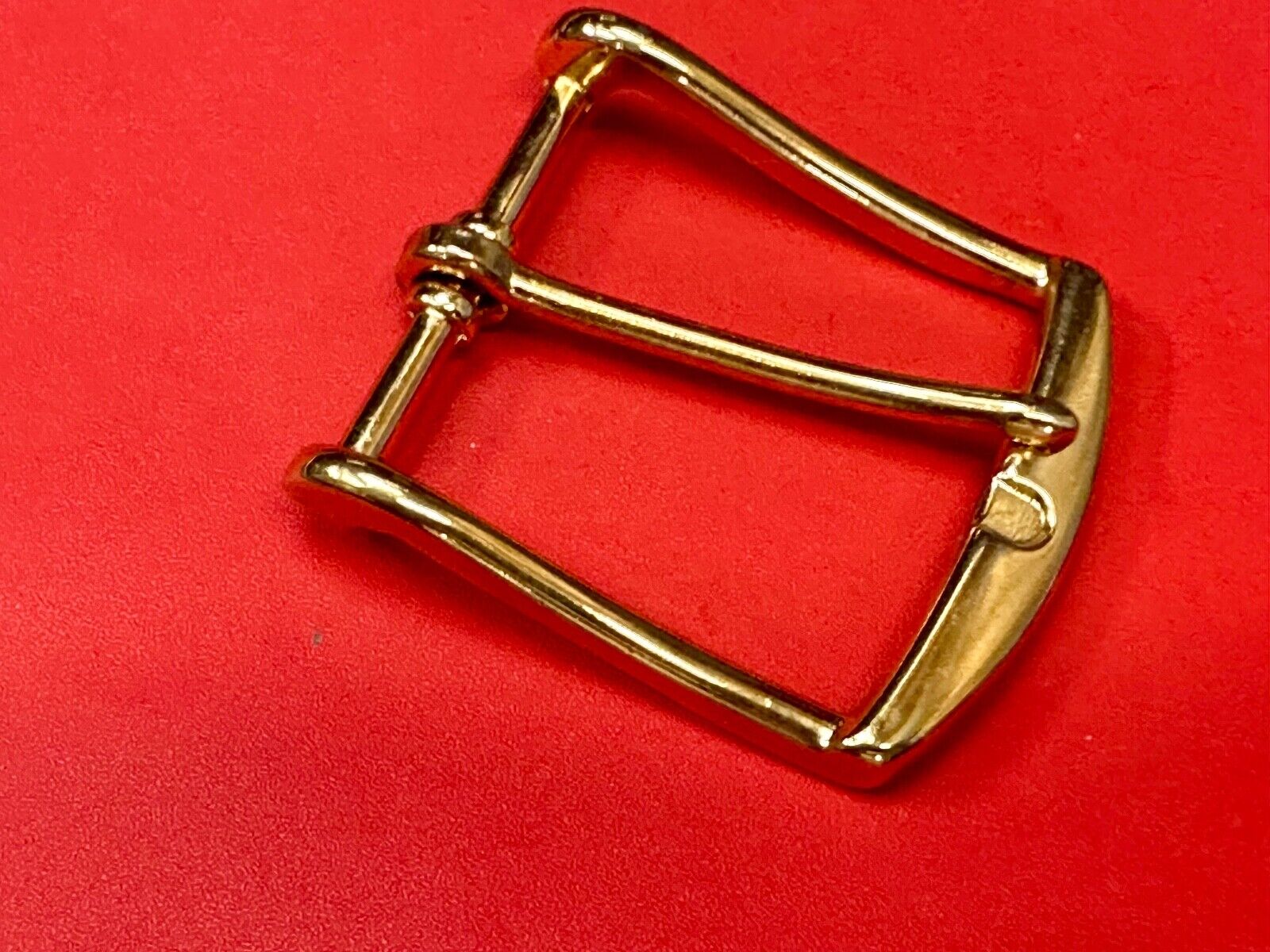 Vintage gold tone replacement belt buckle marked W