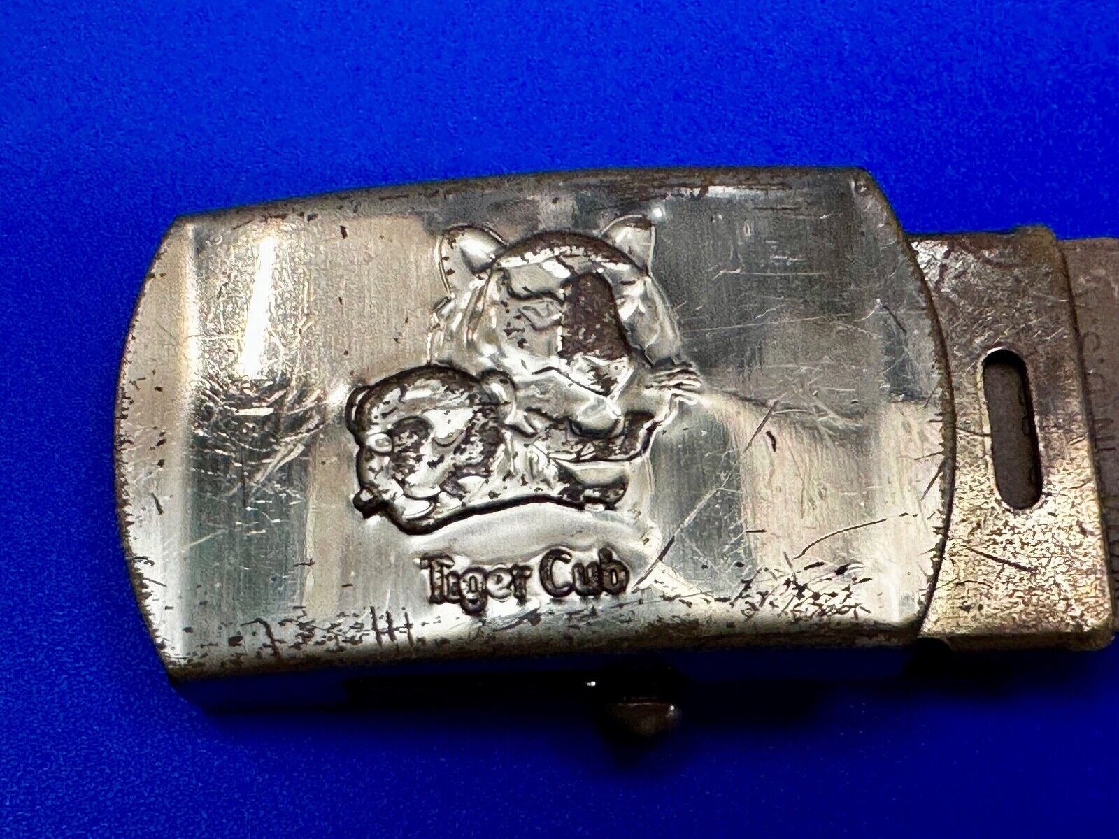 Tiger Cub Scout Replacement Solid Brass USA made Uniform Belt Buckle