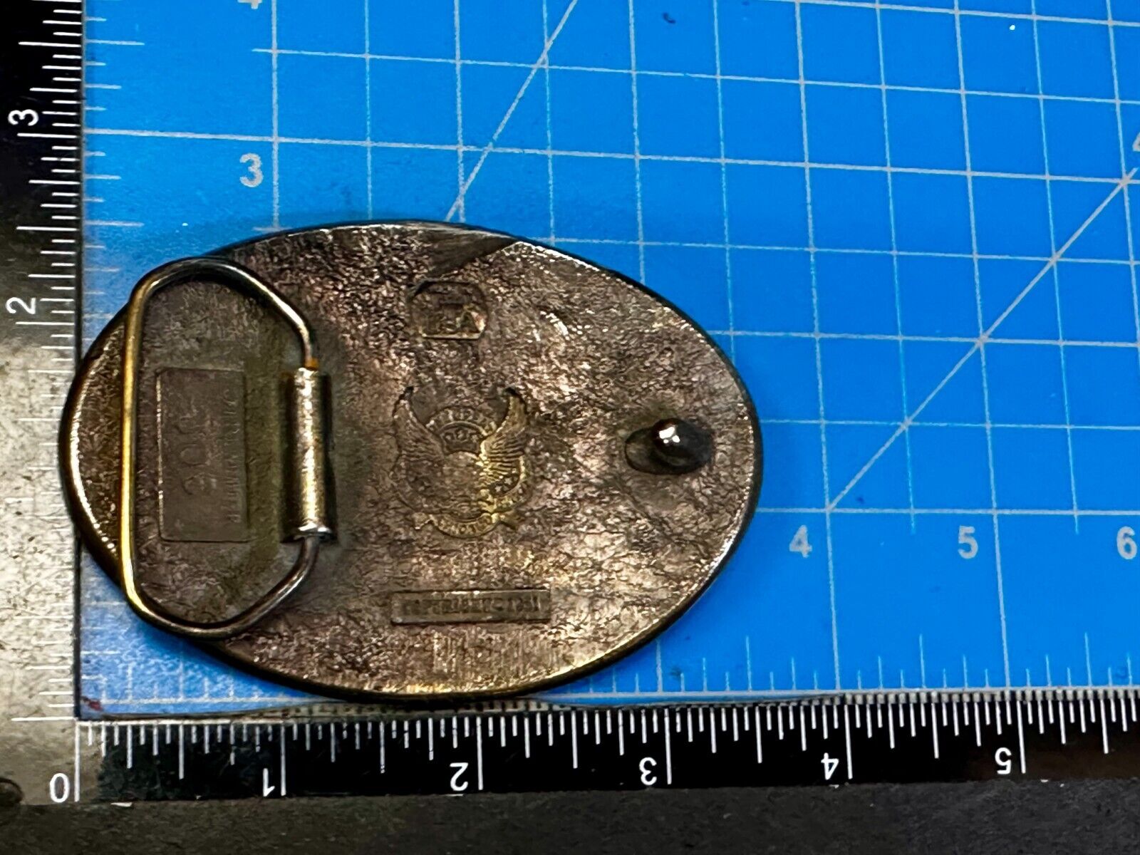 Vintage 1980's Cowboy Saddle Bronc The Great American Belt  Buckle Co