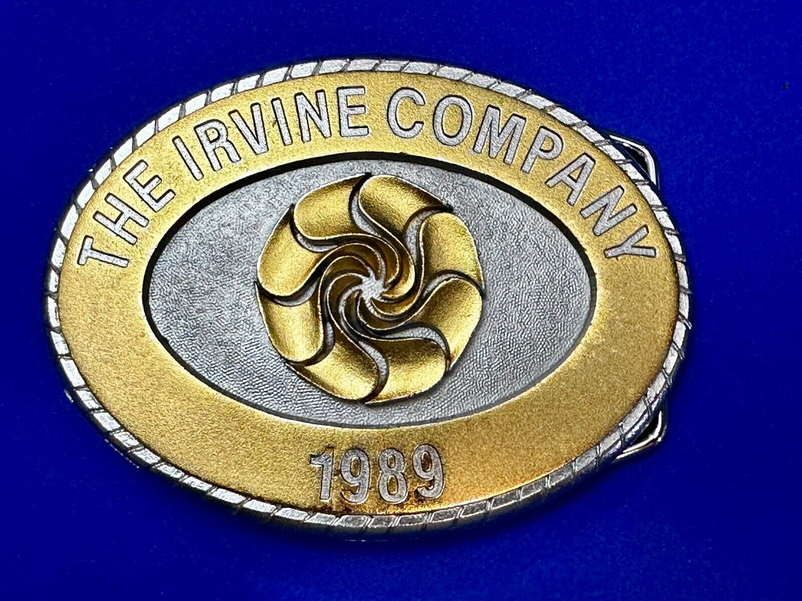 The Irvine Company 1989 Fourth Edition Collectors Western Ranch Belt Buckle