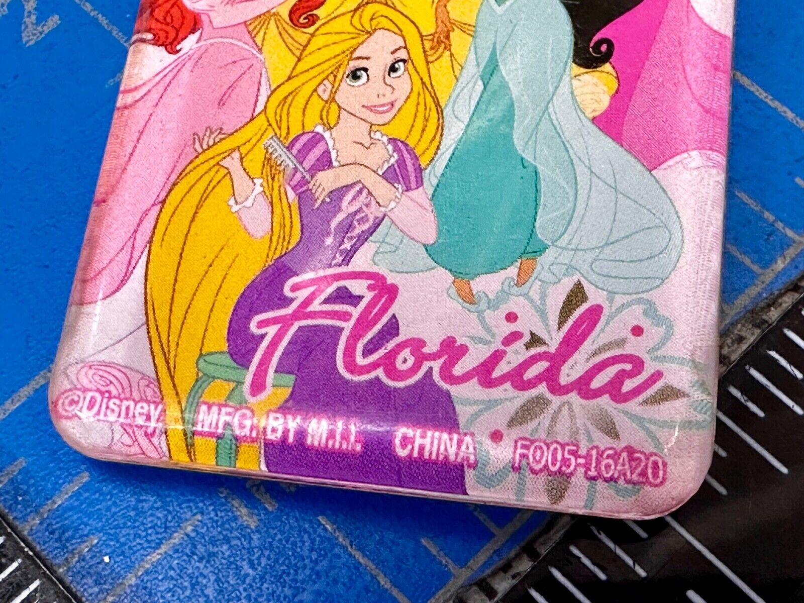 All the Princesses of Disney and Florida!  Souvenir Keychain, Key Chain Ring