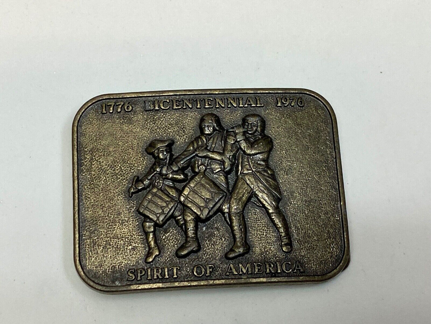 United States Of America Bicentennial 1776-1976 Spirit Of America Belt Buckle