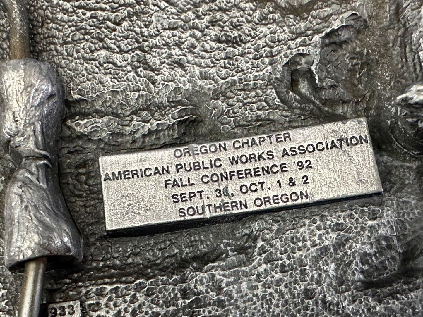 APWA Oregon chapter American Public Works Association Conference belt buckle