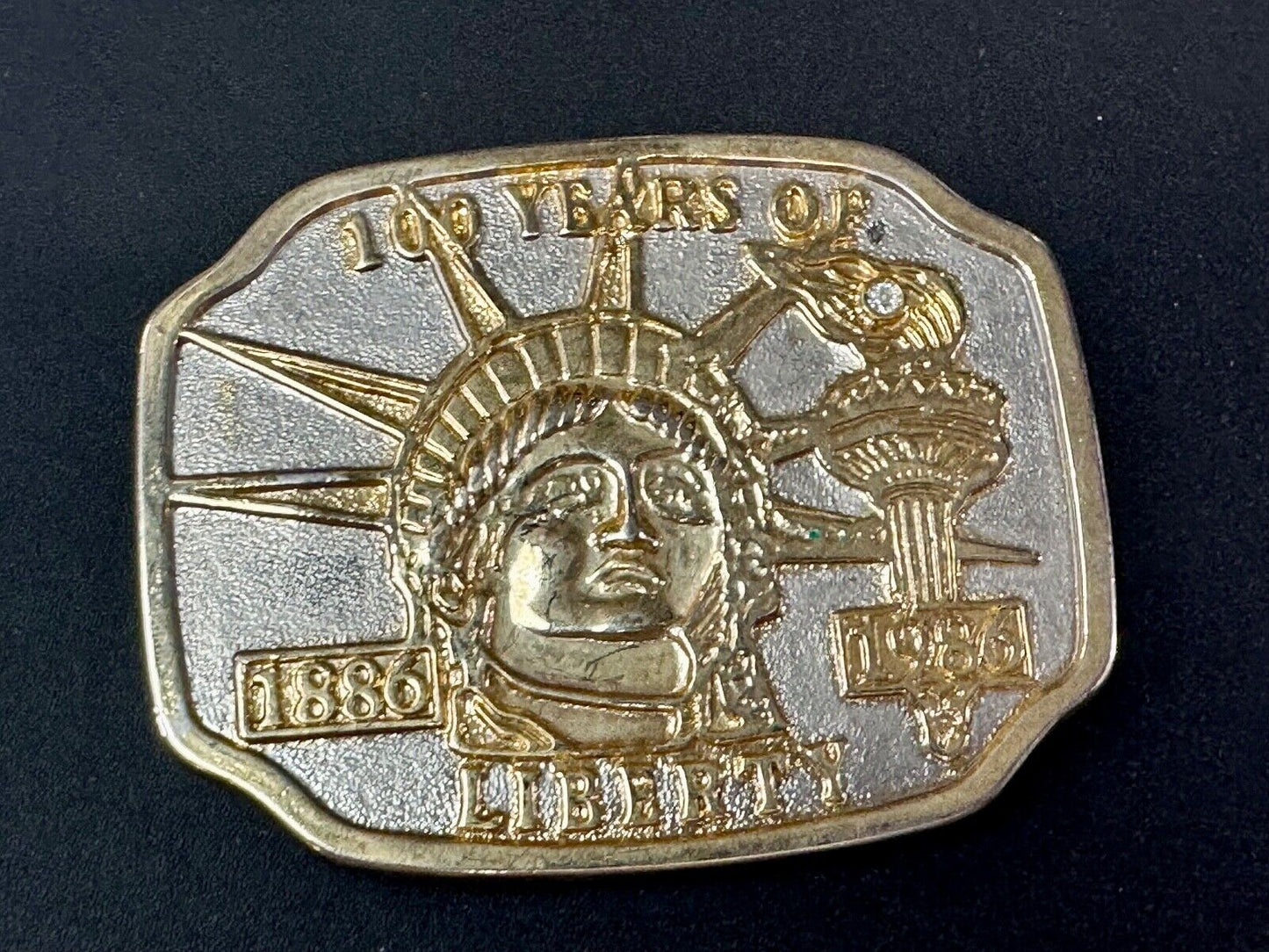 100 years of The Statue of Liberty New York City Commemorative  belt buckle