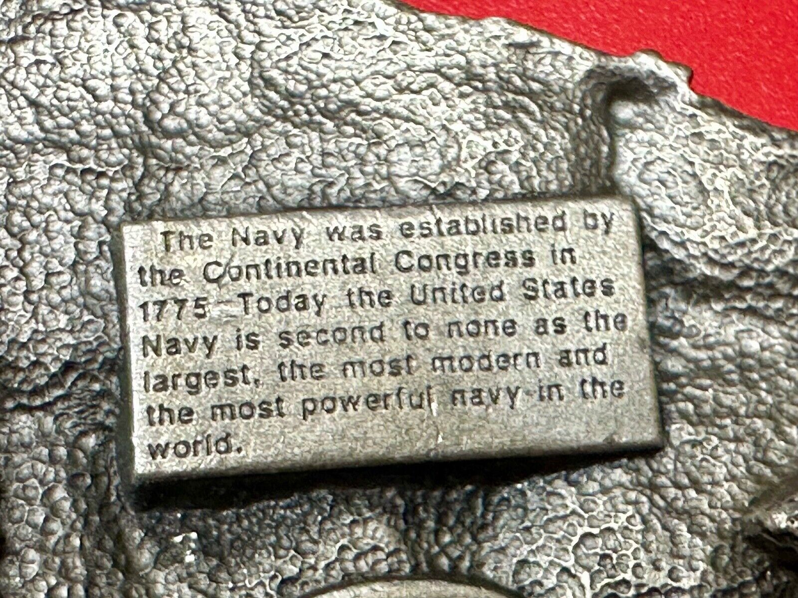 United States Navy - Patriot America G-50 Commemorative Siskiyou Belt Buckle