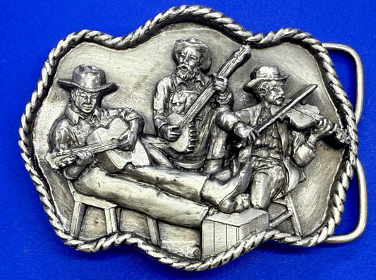 American Country Bluegrass Music Commemorate Vintage 1983 Siskiyou Belt Buckle