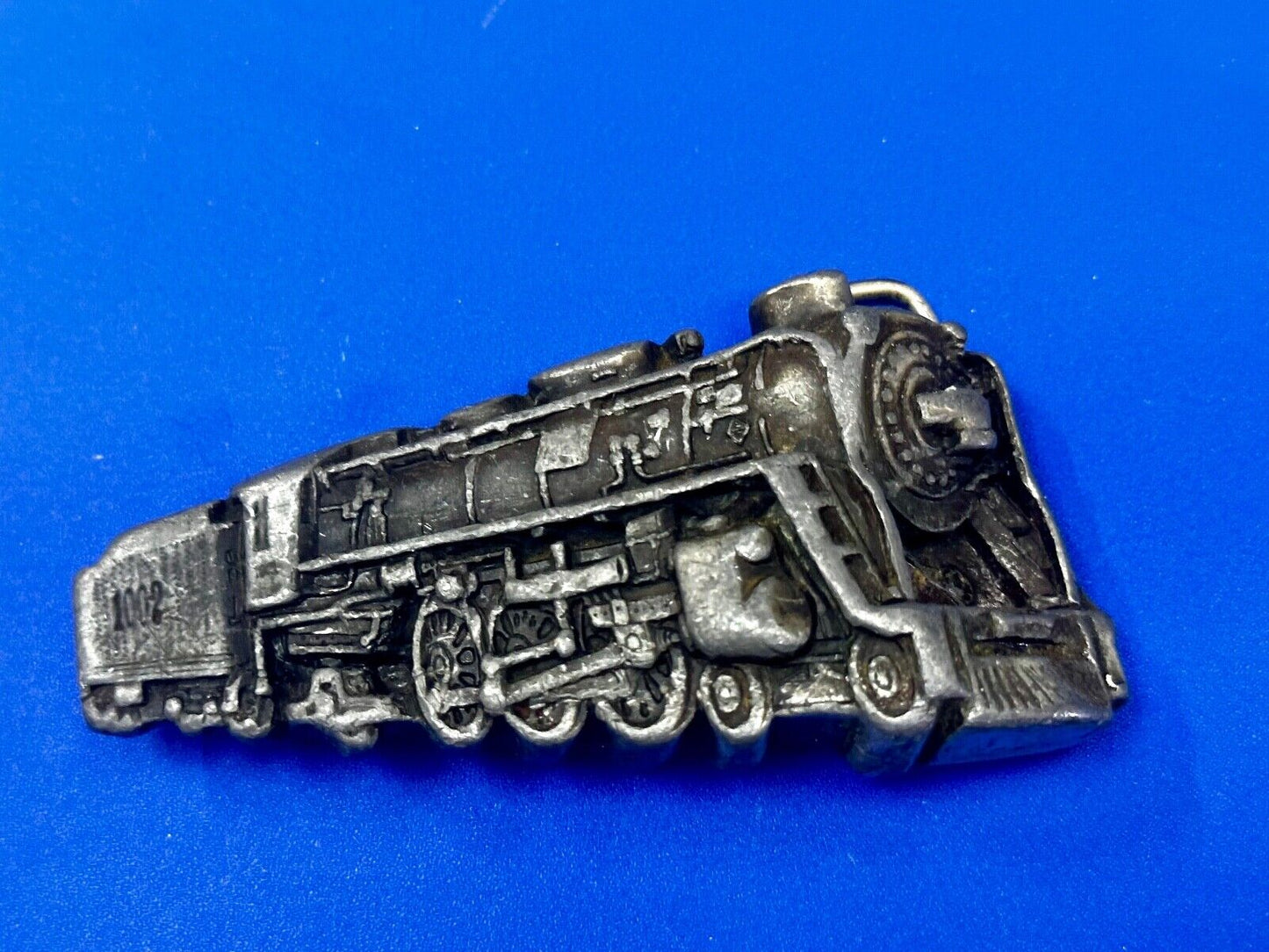 1002 RR Steam Engine Train Rail Road collectable  1978 Bergamot Belt Buckle