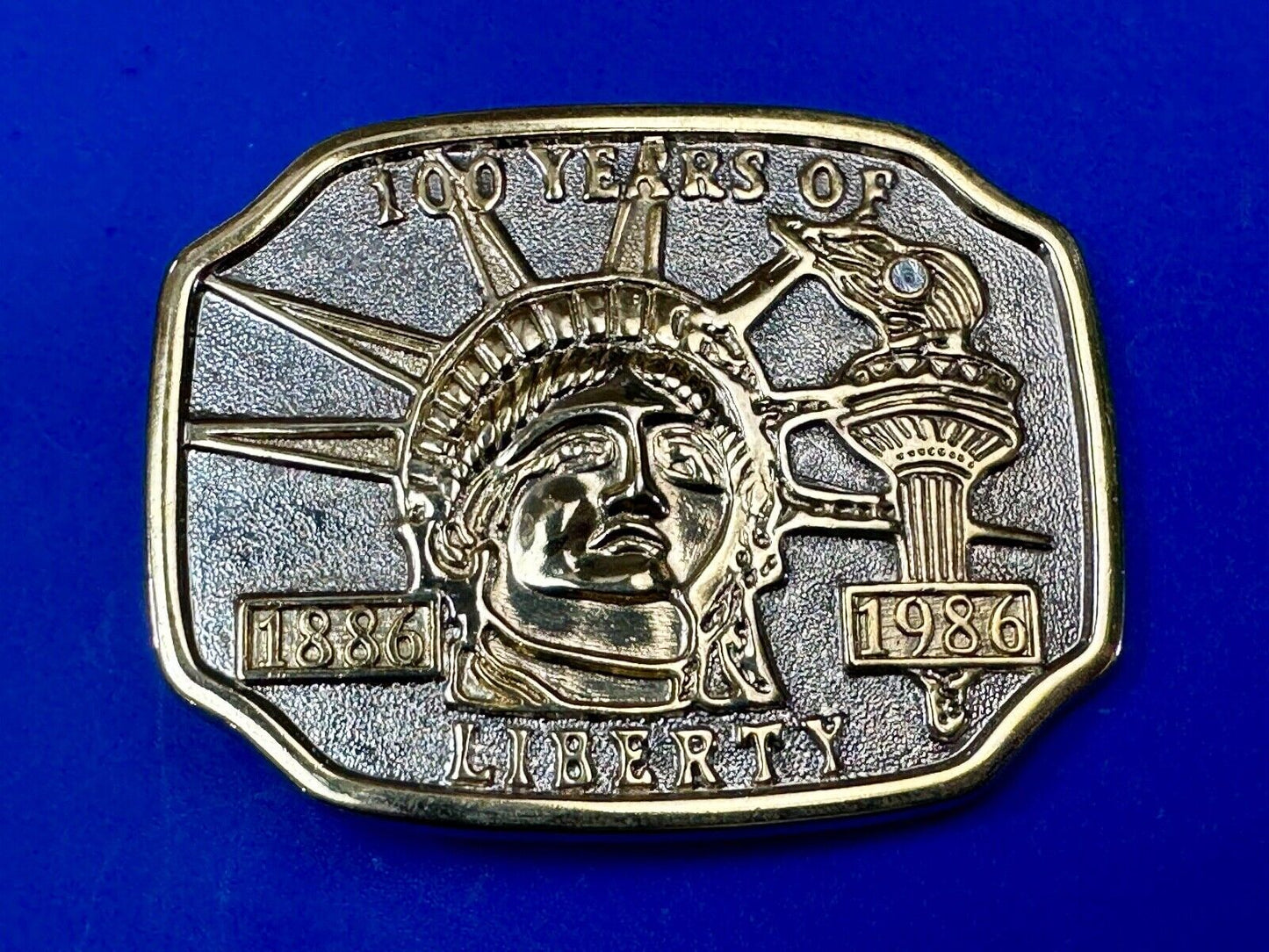 100 years of The Statue of Liberty New York City Commemorative  belt buckle