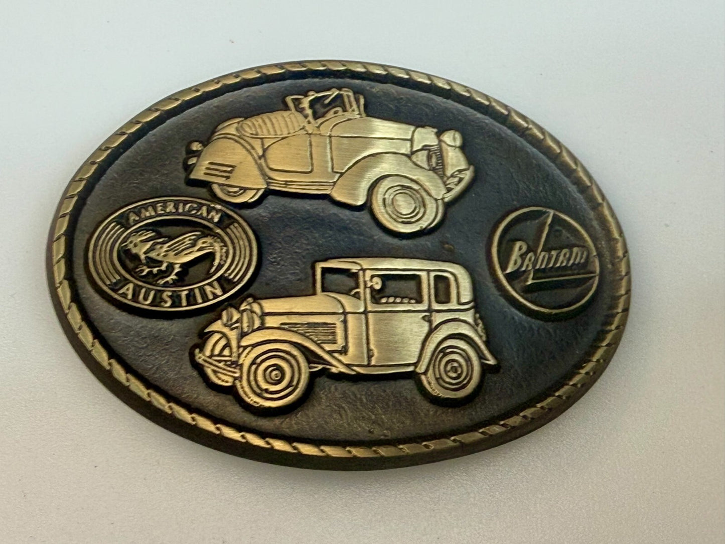 American Bantam Austin Classic Car Automobile Collectors Vintage NOS Belt Buckle