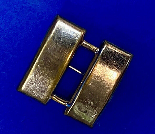 Vintage Captain's Double Bars Sterling Silver 925 Brooch 