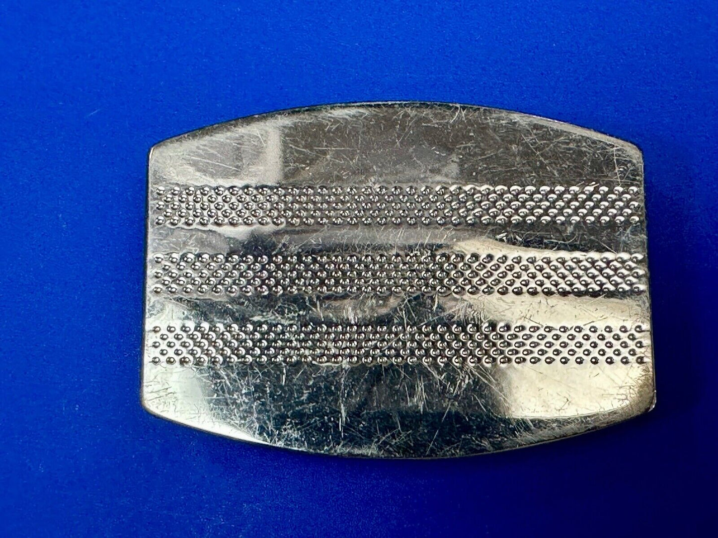 ADIDAS Silver color SHOE Footwear Co Running Golf Trophy striped belt buckle
