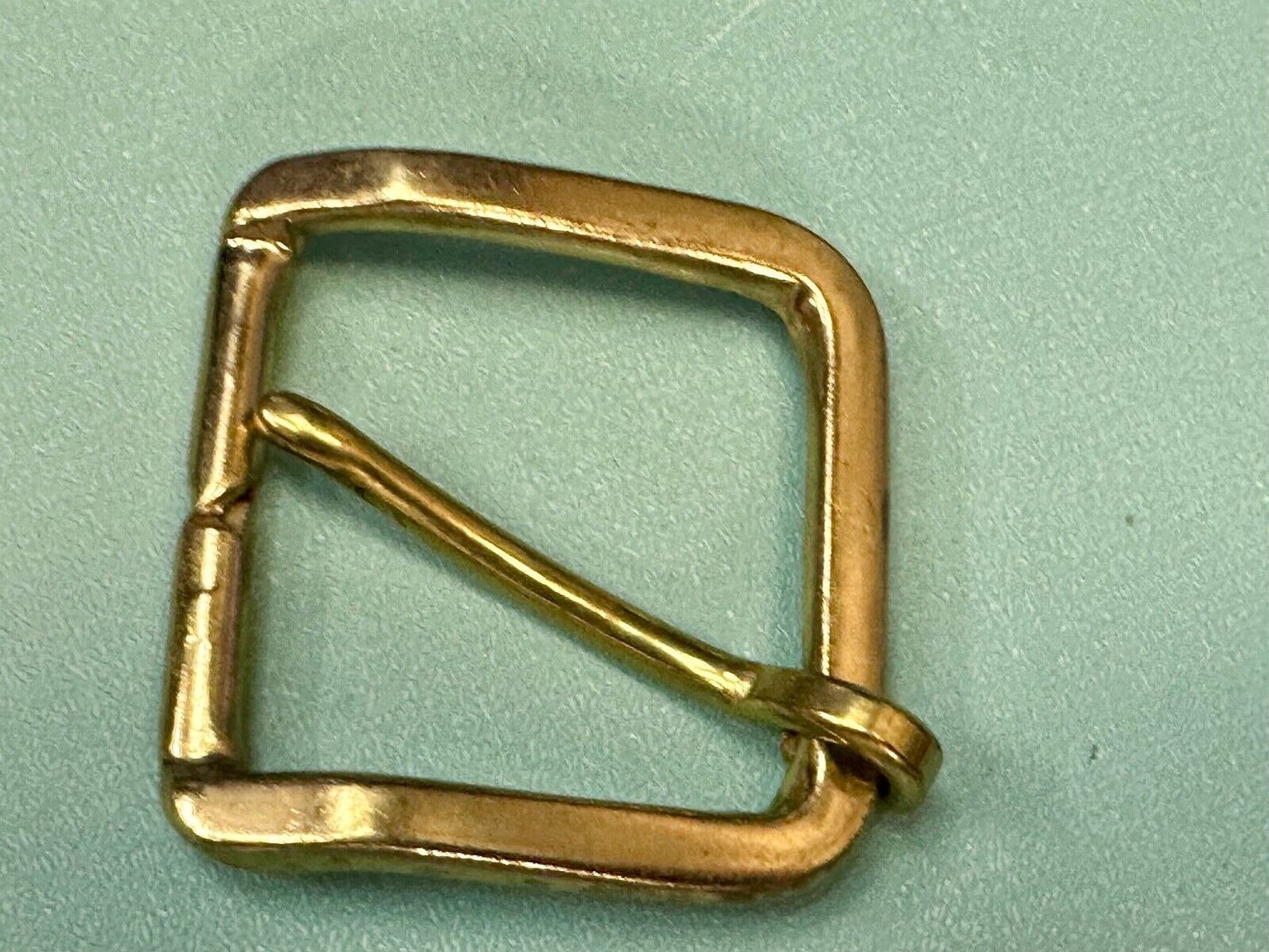 Vintage  replacement belt buckle marked W with unique angle