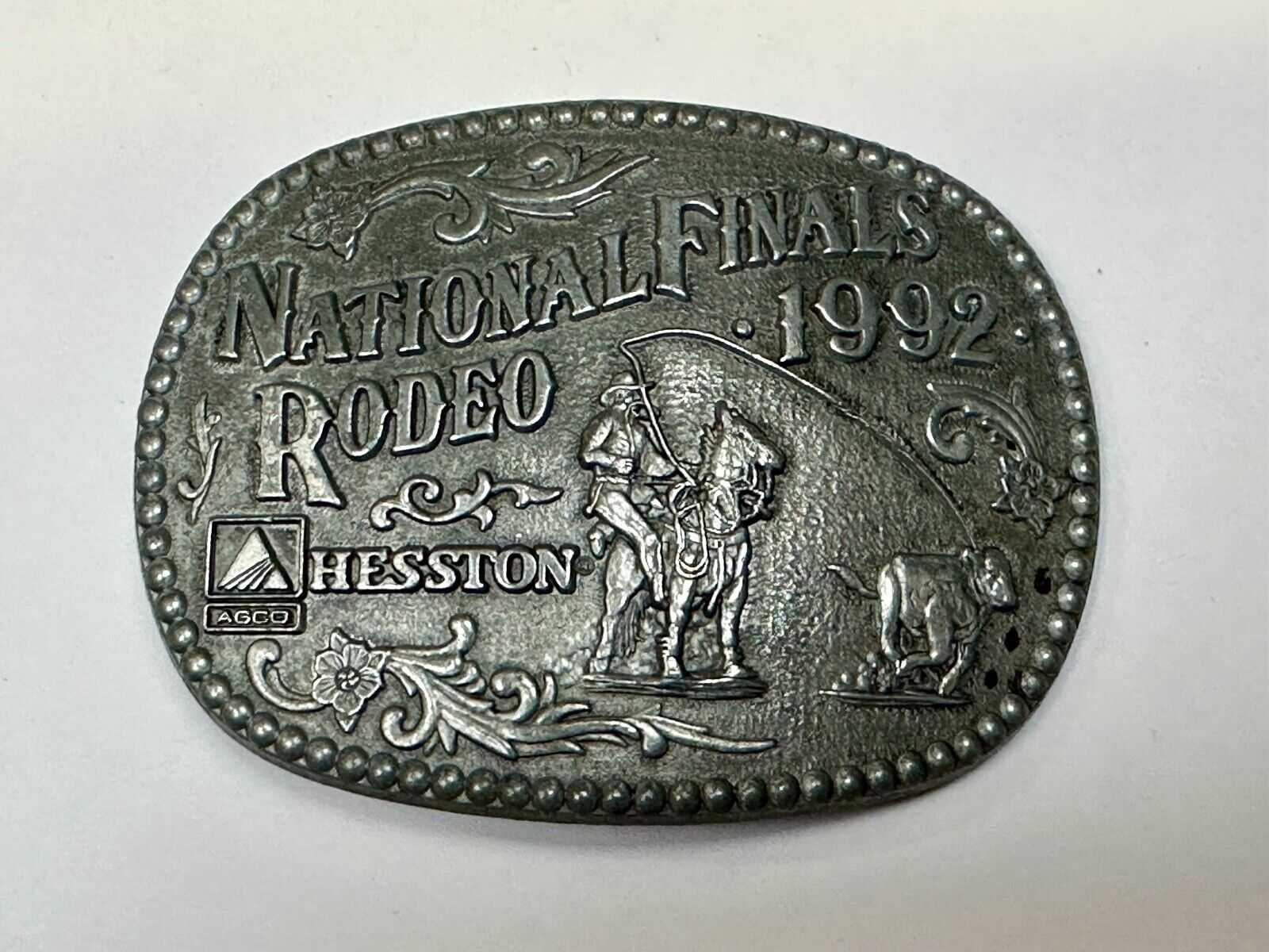 1992 Award Design Medals NFR National Finals Rodeo belt buckle
