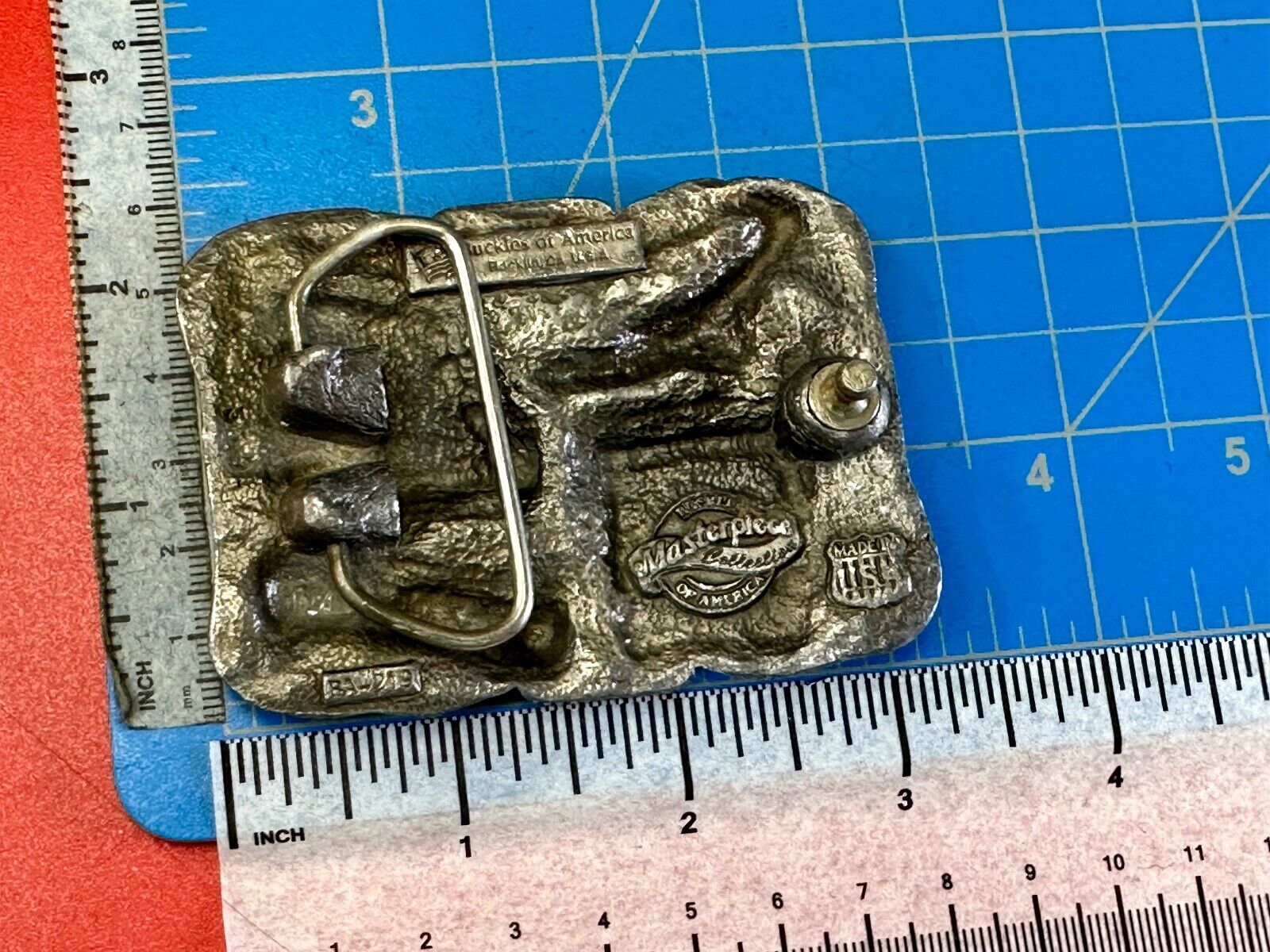Trucker - Vintage Semi Driver Masterpiece collection belt buckle - of America!