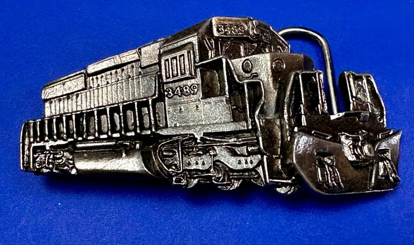 3489  Train Locomotive RailRoad Vintage 1980 - The Great American Belt Buckle Co