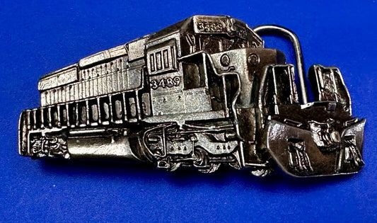 3489  Train Locomotive RailRoad Vintage 1980 - The Great American Belt Buckle Co