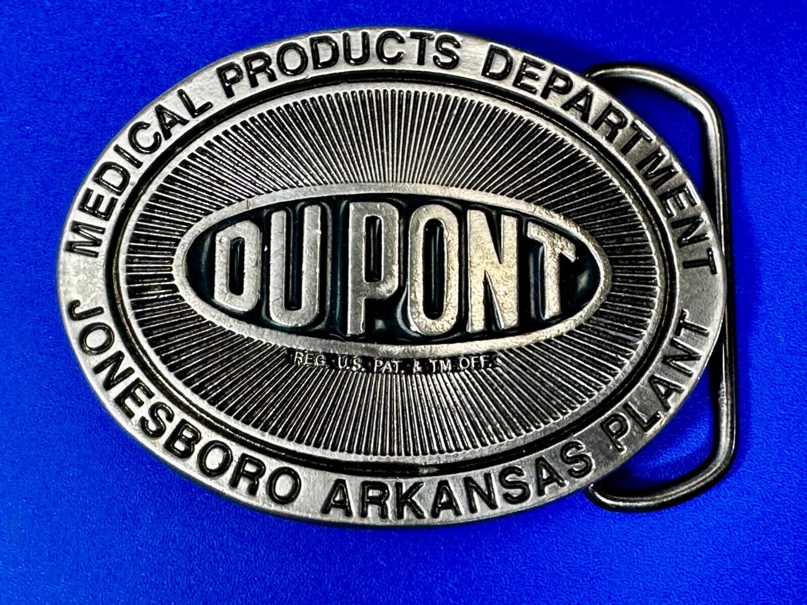 DUPONT Medical Products Department Jonesboro Arkansas Plant Worker Belt Buckle