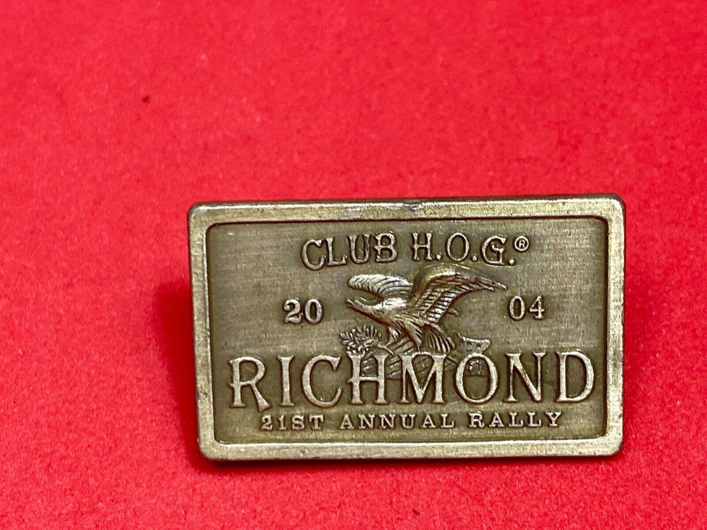 2004 Richmond Virginia Harley Davidson HOG Annual Rally Motorcycle Pin