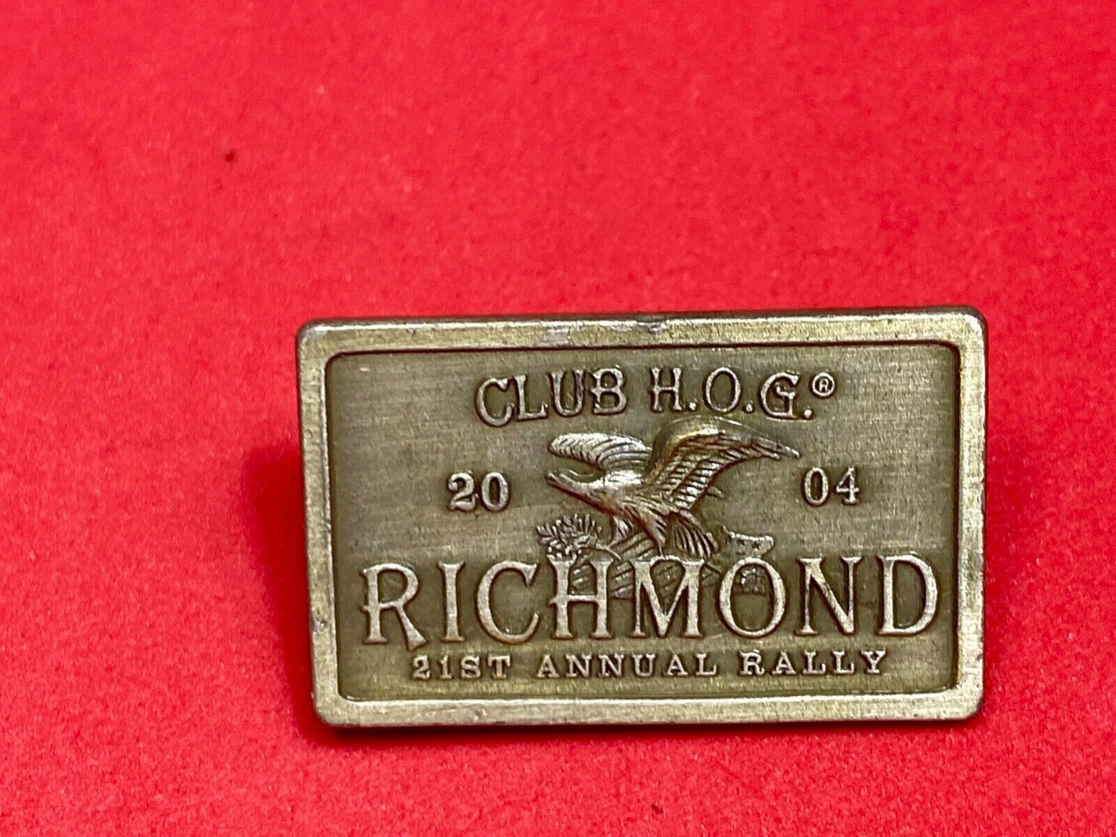 2004 Richmond Virginia Harley Davidson HOG Annual Rally Motorcycle Pin
