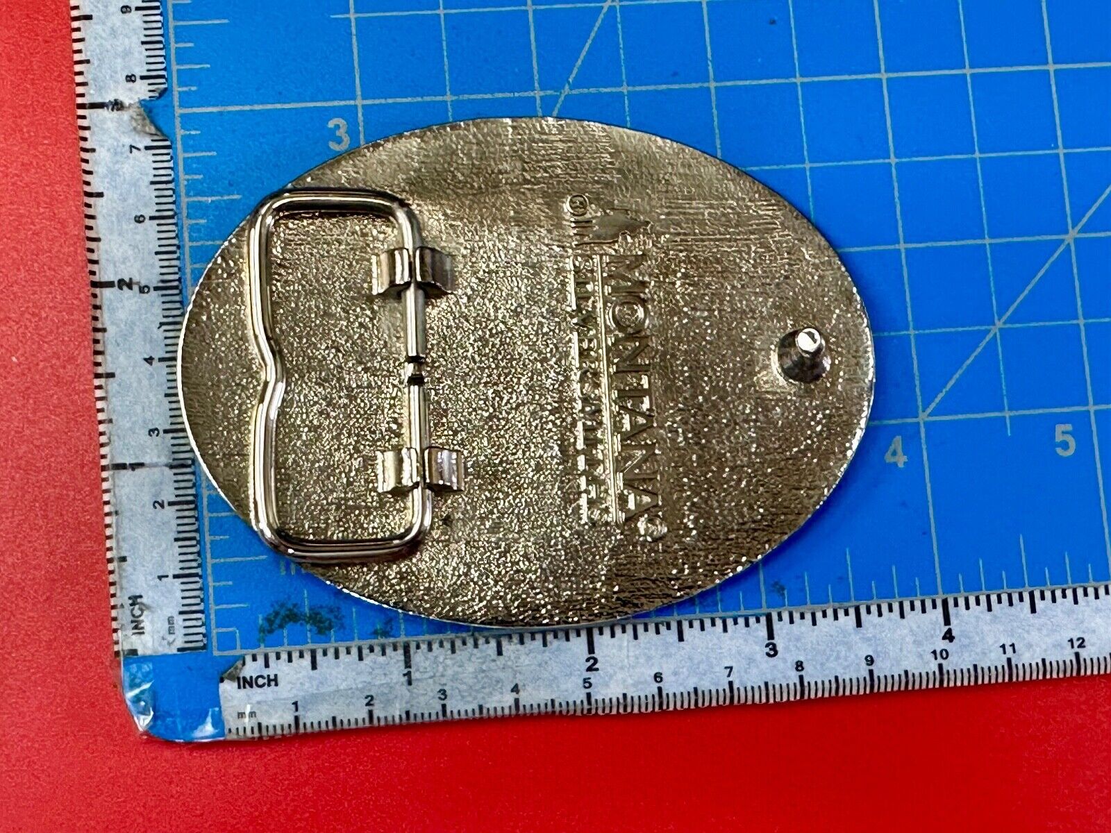 2011 Pendleton Whiskey Let'er Rodeo Cowboy Montana Silversmiths Buck Buckle