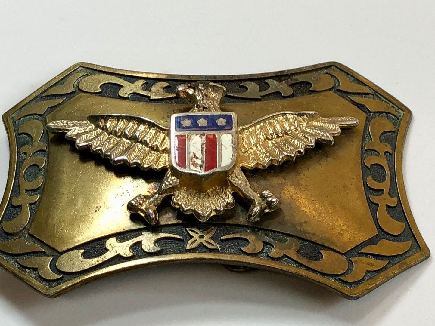 Vintage American Union Army Eagle E Pluribus Unum Vintage Belt Buckle