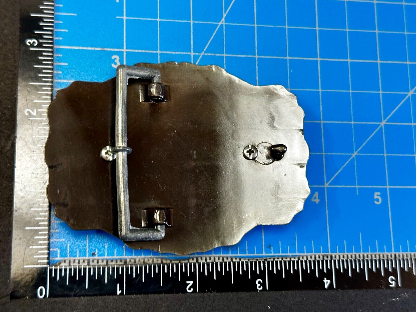 30 x 40 mm Gold Color Western Blank Belt Buckle To Mount Your Cabochon Gem Stone