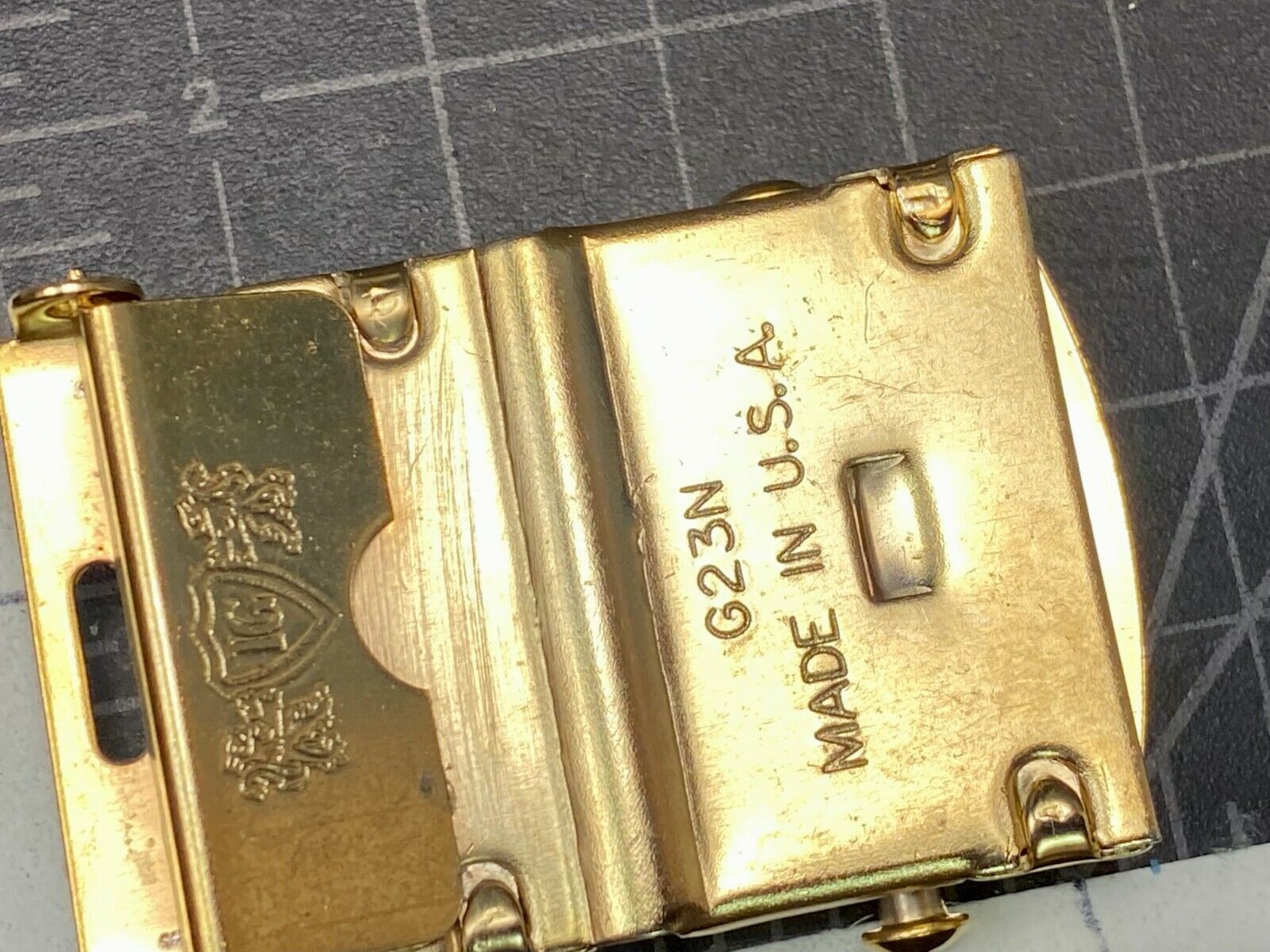 Usaf Current Issue Brass Buckle, G23N, Made In The Usa