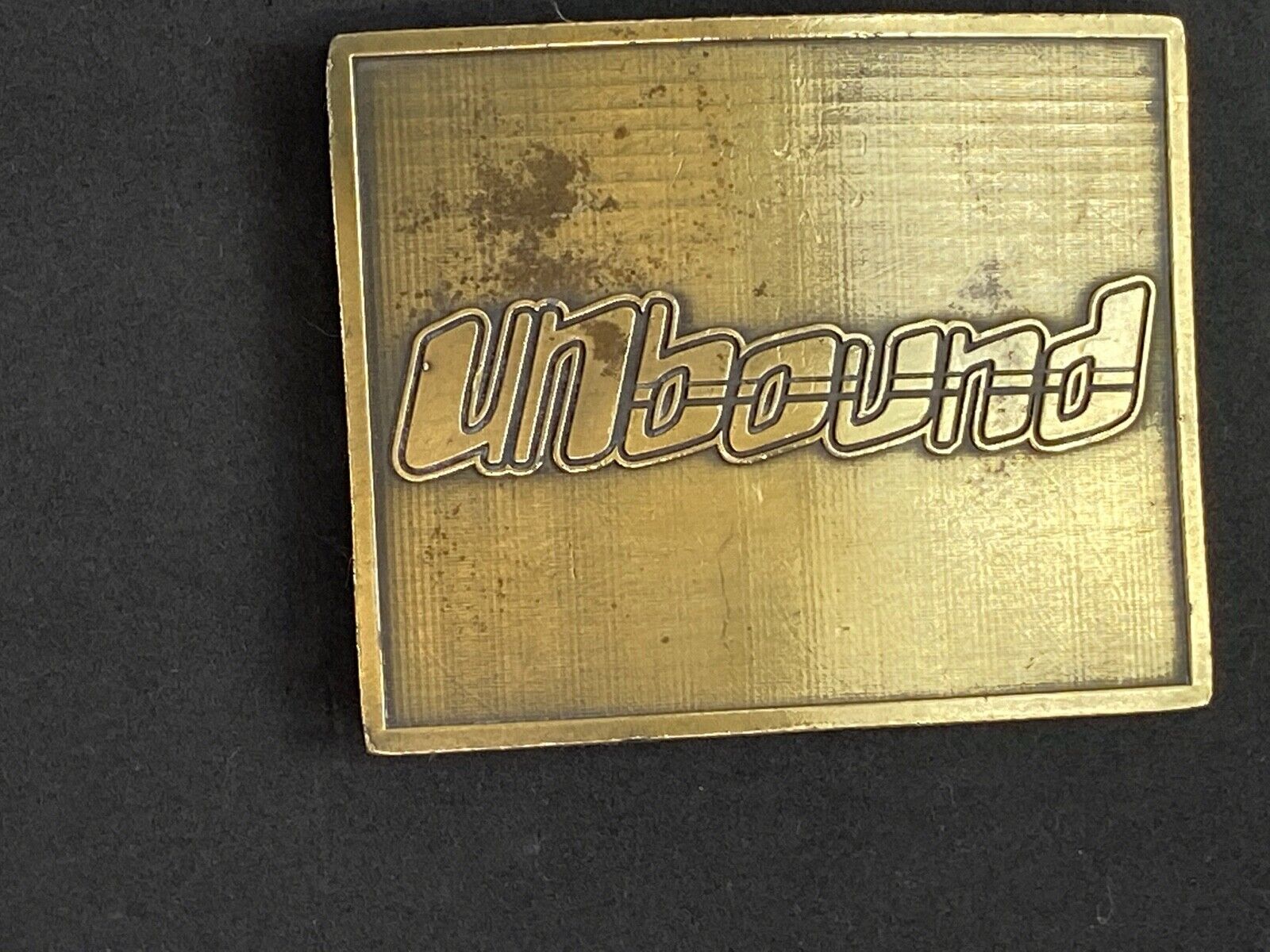 Unbound Promotional Belt Buckle Child Sponsorship Charity Based In Kansas City 