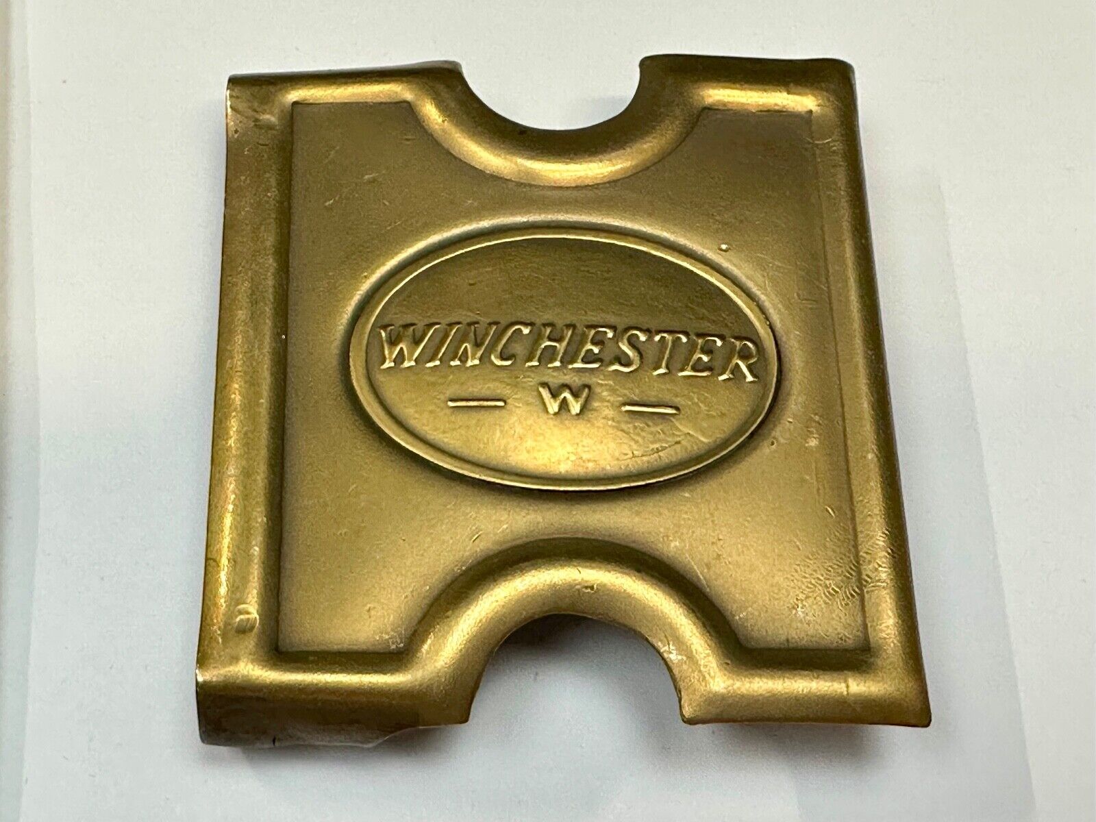 Antique Winchester W Guns  Cartridge  Belt Buckle Anson Mills 1881 T.C. Orndorff