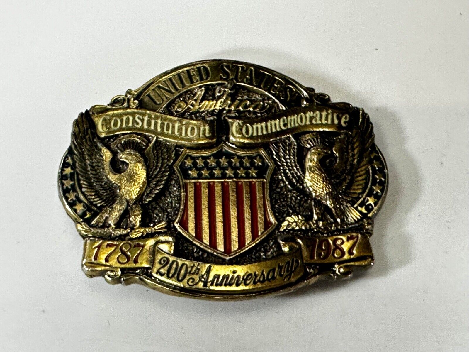 United States ofAmerica Constitution Commemorative 200th Anniversary Belt Buckle