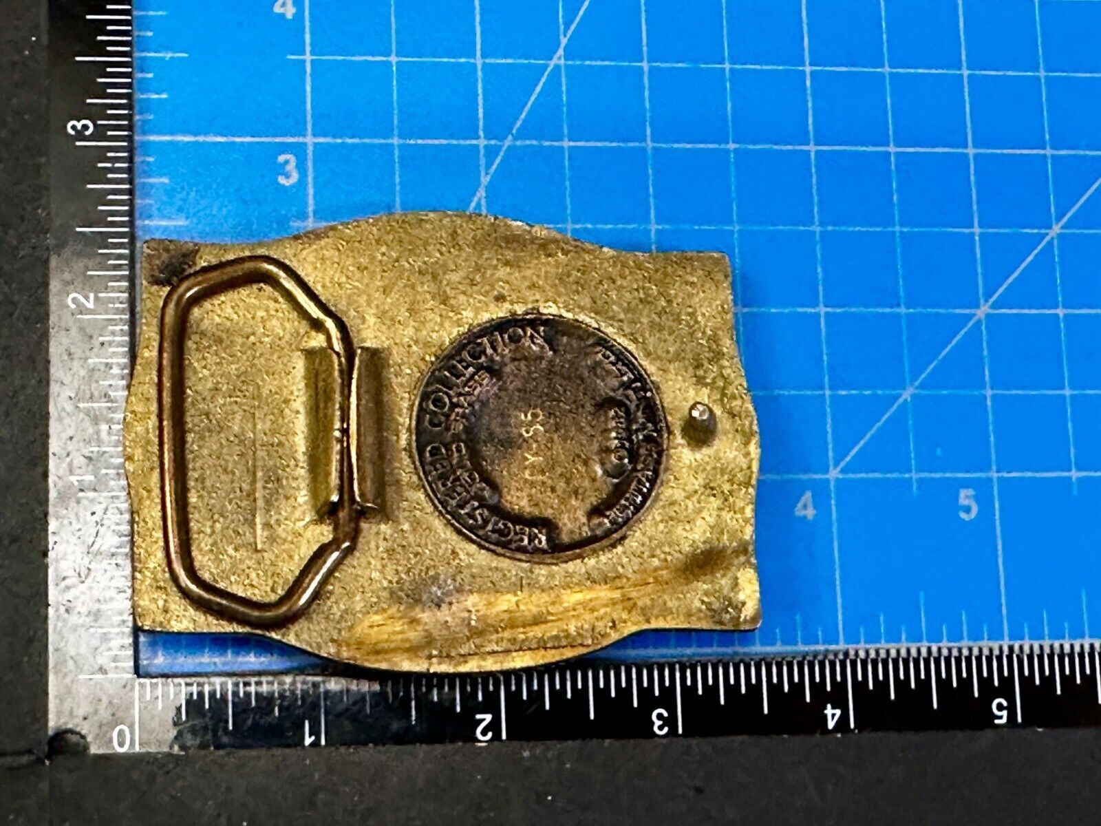ARIZONA State Southwest Desert Cactus Solid Brass 1982 Heritage Mint Belt Buckle