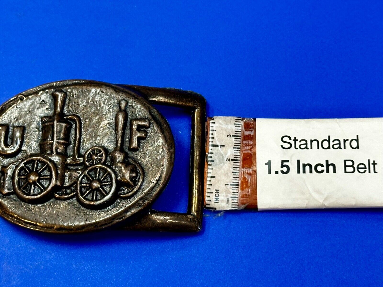 United Firemen UF Insurance Company of Philadelphia Fire Truck Belt Buckle