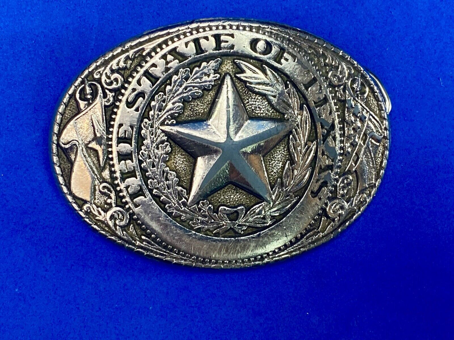 Usa Made The Great State Of Texas Star Commemorative Belt Buckle 