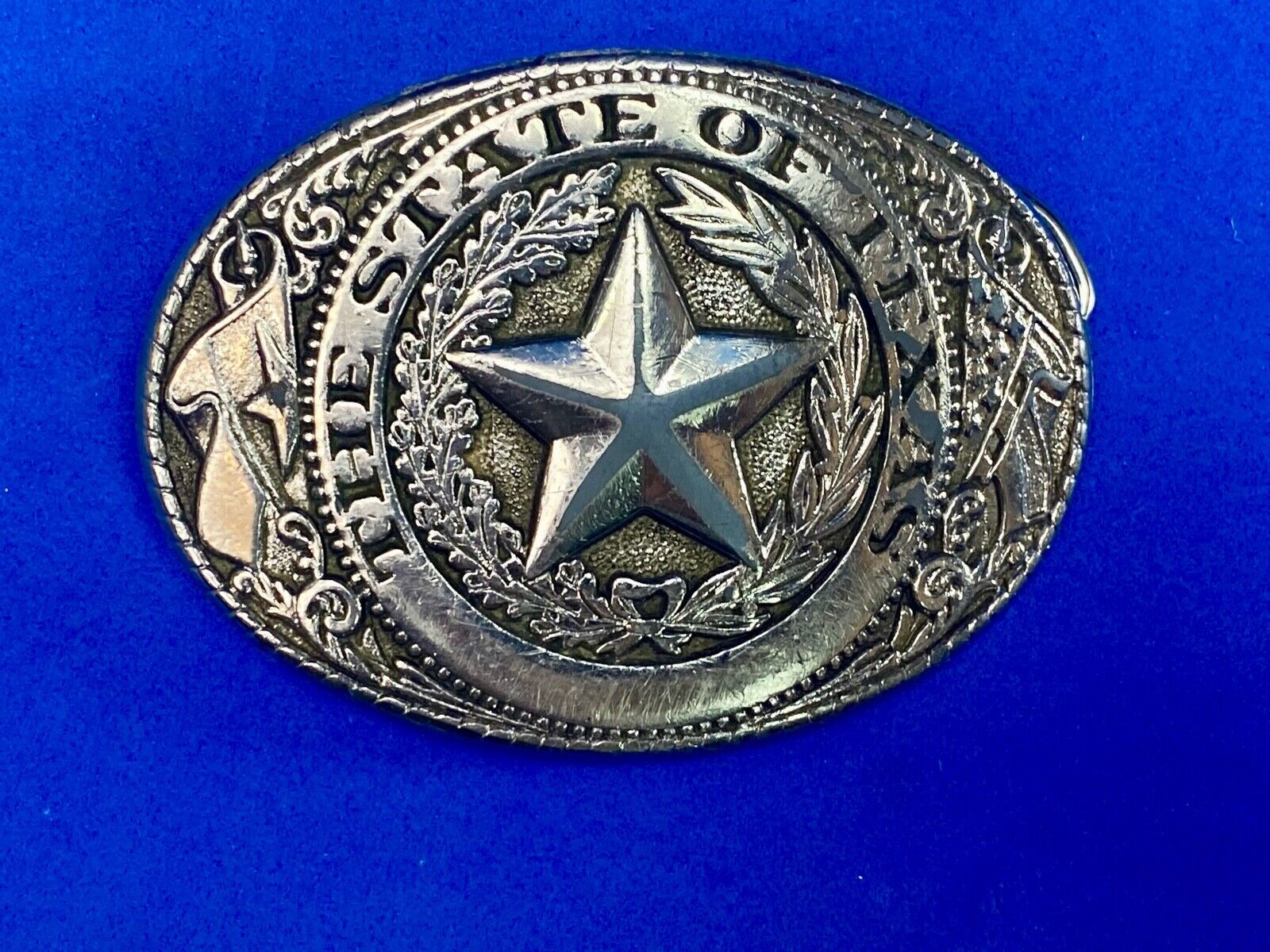 Usa Made The Great State Of Texas Star Commemorative Belt Buckle 