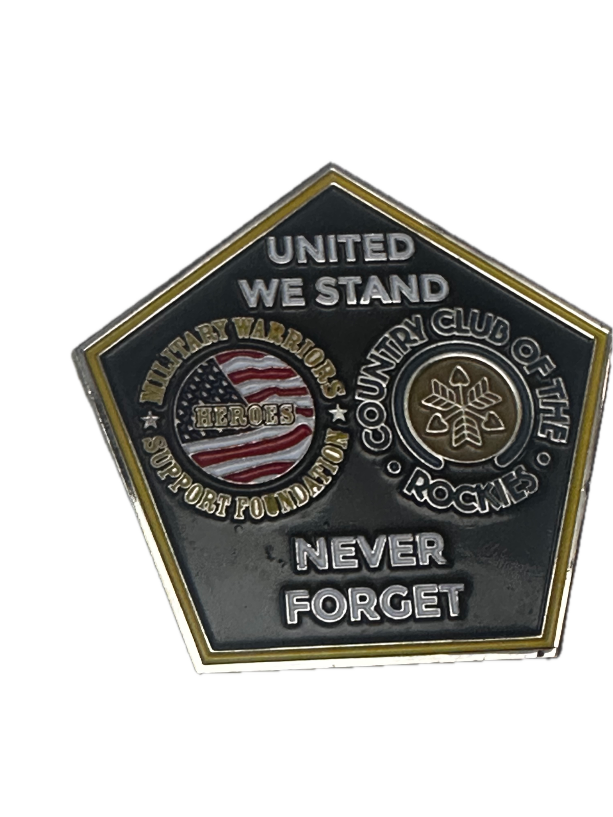 United We Stand Never Forget Patriot Day September 11 Collectors Challenge Coin 