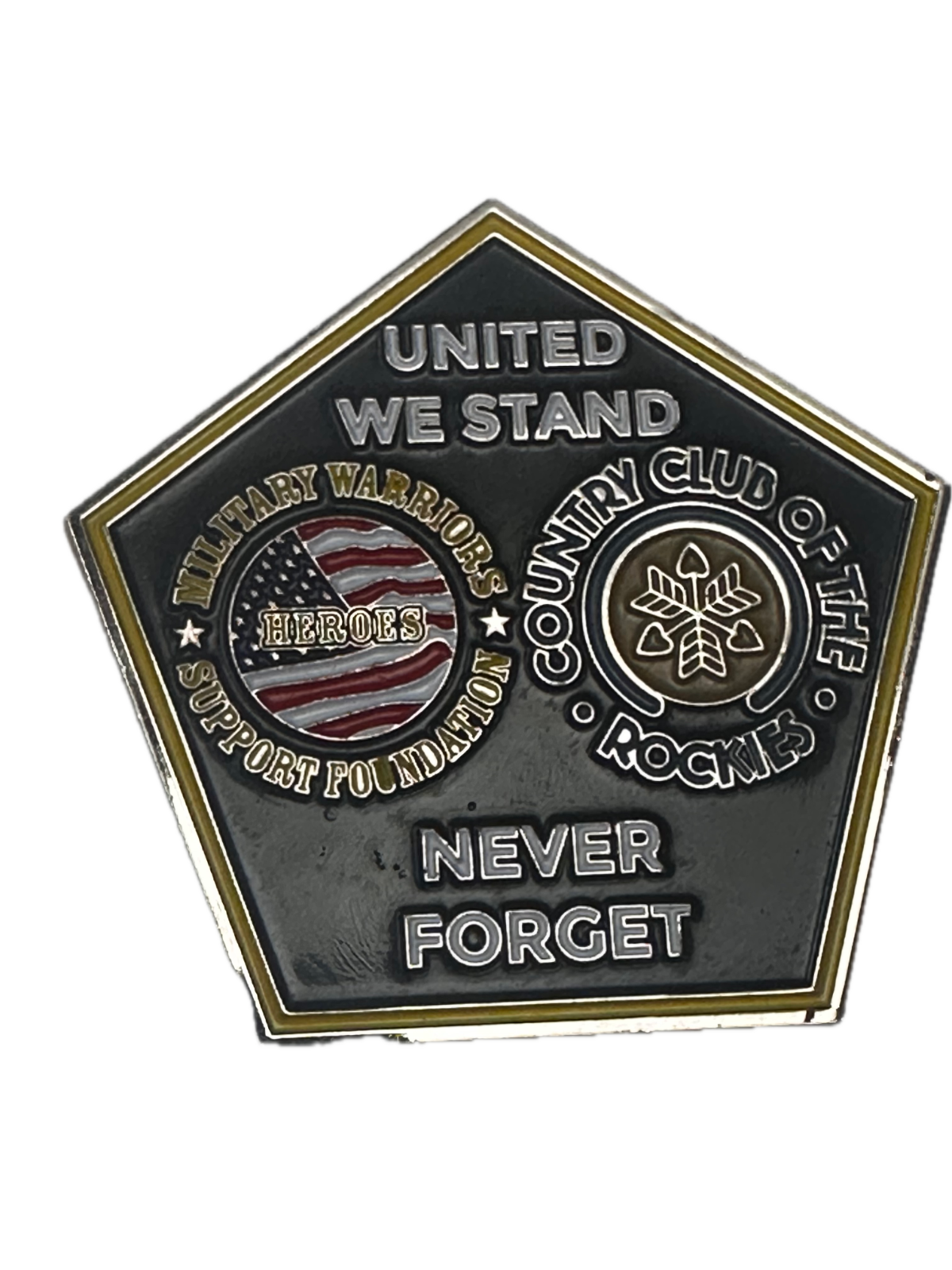 United We Stand Never Forget Patriot Day September 11 Collectors Challenge Coin 