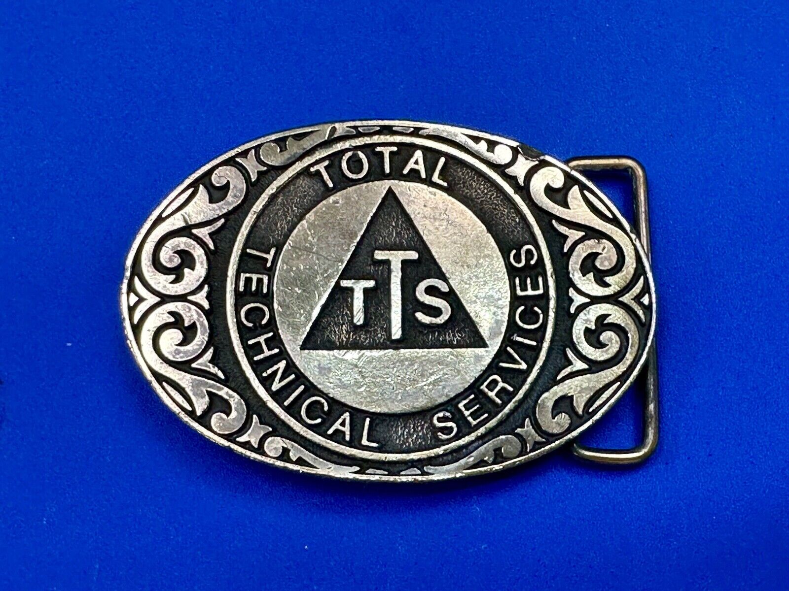 TTS Total Technical Services Vintage Western Vibe belt buckle. by CD/Hit