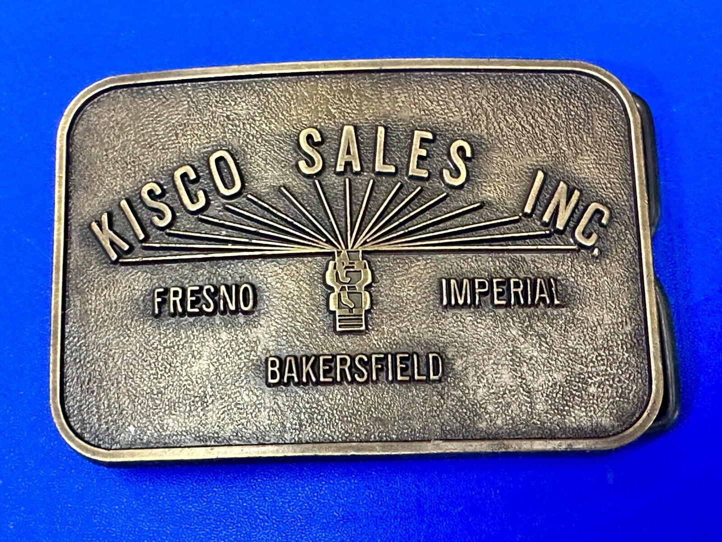 Cisco Sales Inc - California Co Fresno Bakersfield Imperial NOS Belt Buckle