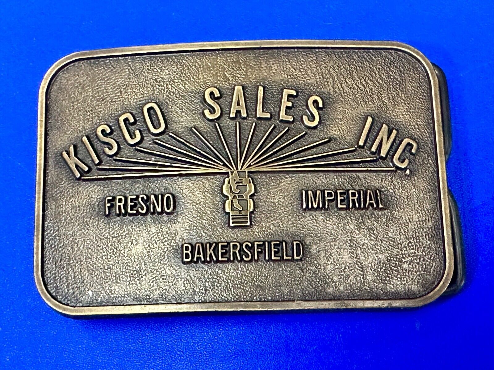 Cisco Sales Inc - California Co Fresno Bakersfield Imperial NOS Belt Buckle