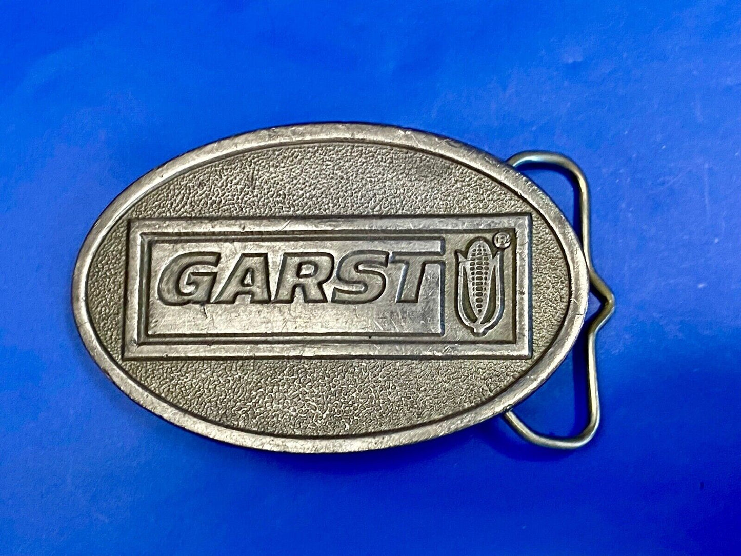Vintage Garst Seed Belt Buckle Ffa Agriculture Farming Farm Coon Rapids Iowa