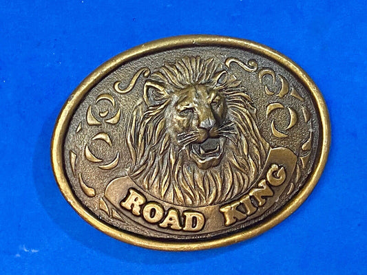 To a Professional Driver - ROAD KING, lions head belt buckle Philips 76 station