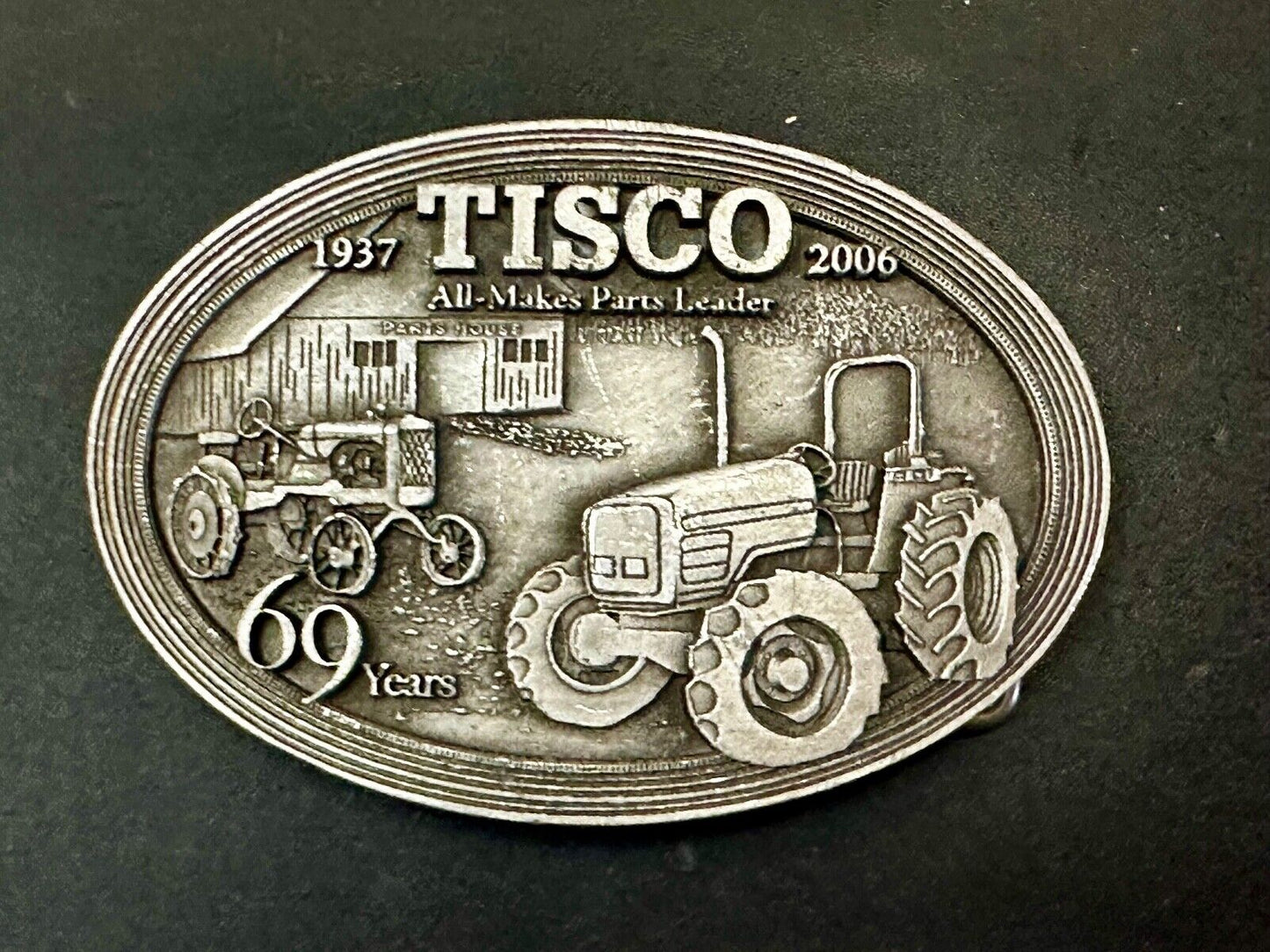 TISCO Tractor Implement Supply Replacement Parts 69 years - 2006 Belt Buckle