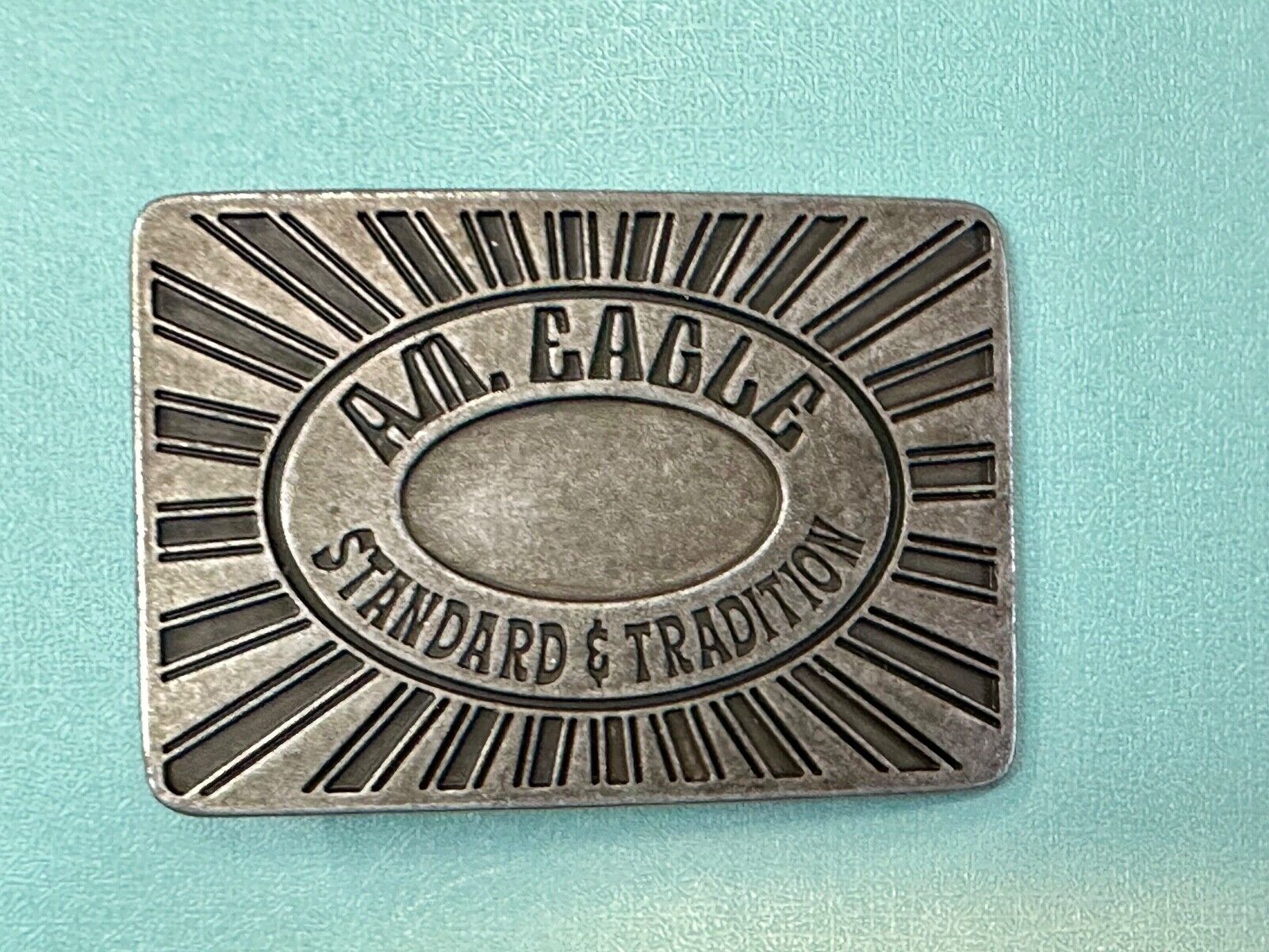 AM EAGLE STANDARD AND TRADITION BELT BUCKLE