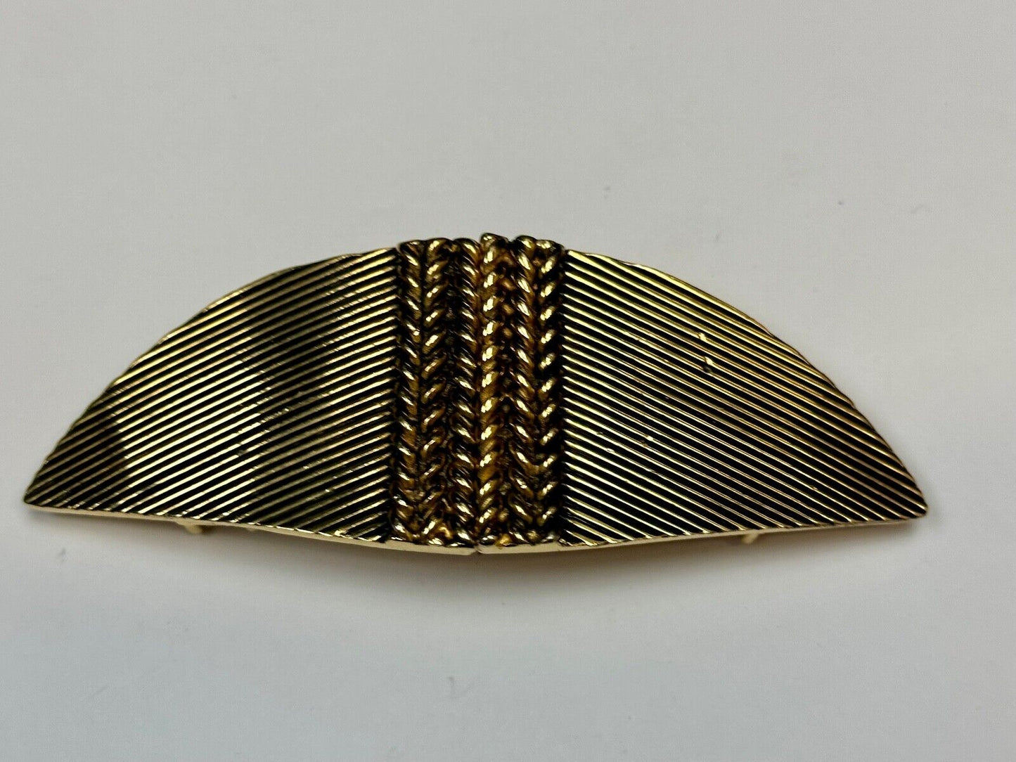 Two piece Leaf Theme Interlocking gold color belt buckle by Accessocraft NYC