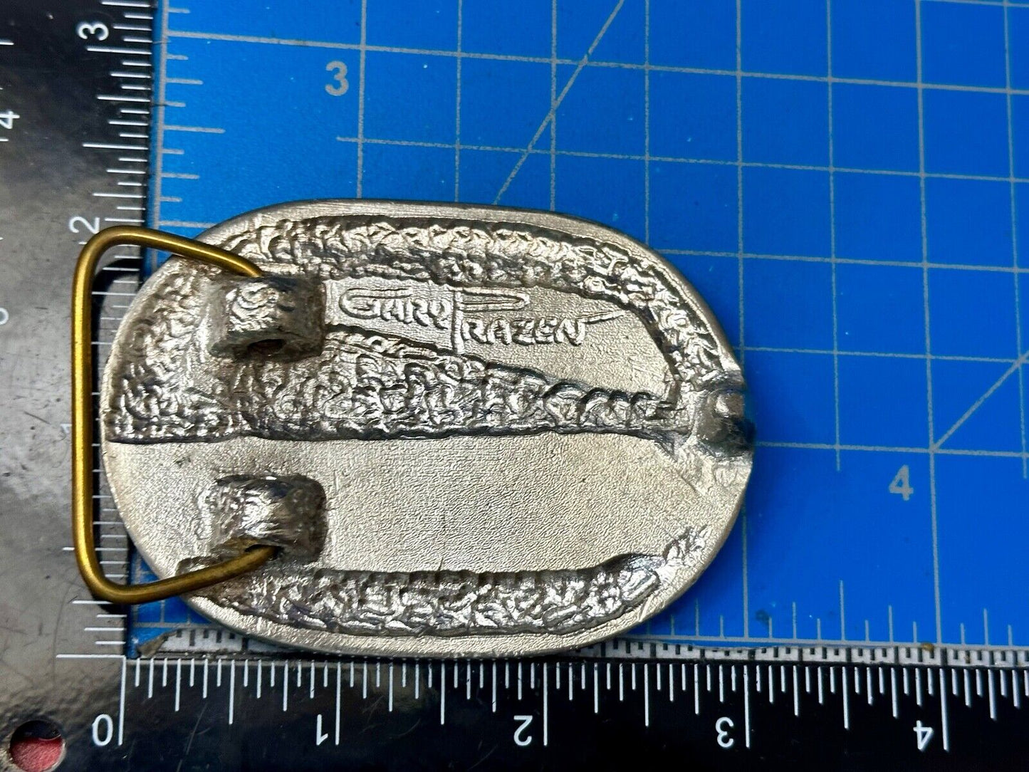 Utah Railway Company Vintage 1998 86 years Commemorative Gary Prazen Belt Buckle