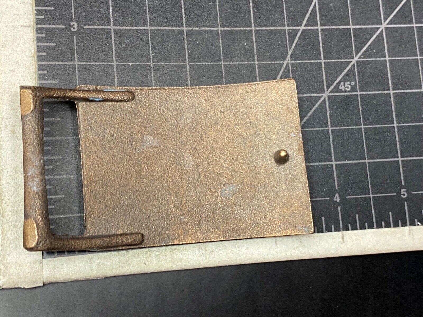 Vintage 1976 JM FOUNDRY Castings Summerville SC Company Advertising Belt Buckle